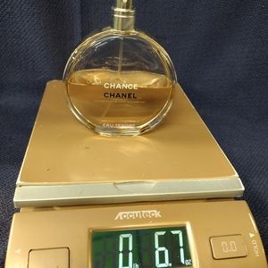 6.7 oz Chance Chanel Eau Tendre used